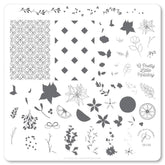 A Pretty Little Holiday (CjS C-33) - CJS Medium Stamping Plate